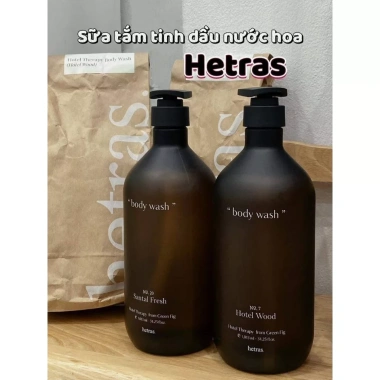 Sữa tắm Hetras Body Wash hương nước hoa 1.013ml - Dung tích lớn, giá ưu đãi 498.750₫ 2