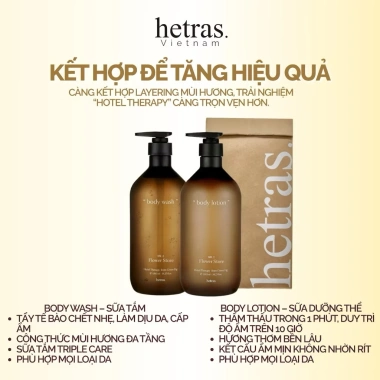Sữa tắm Hetras Hotel Therapy 1.013ml - Hương nước hoa sang trọng, dưỡng ẩm, nhập khẩu chính hãng - Giá ưu đãi 402.000₫ 3