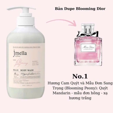 Sữa Tắm Hương Nước Hoa Jmella 1.000ml - Da Thông Thoáng, Mềm Mại, Giá Ưu Đãi 250.500 VND 2
