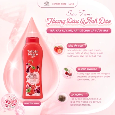 Sữa tắm hương trái cây Tulipán Negro - Fruity Collection - Hwin Beauty Care, giảm giá 18% chỉ 263.000đ 6