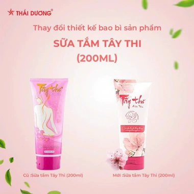 Sữa tắm làm trắng da Tây Thi 200g - Dưỡng ẩm sâu, giảm thâm, giá chỉ 78.000đ