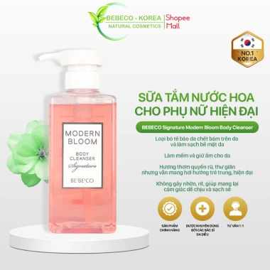 Sữa tắm nước hoa BEBECO Signature Modern Bloom - Lưu hương lâu, phụ nữ hiện đại, 476.100 VND