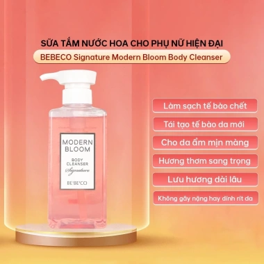 Sữa tắm nước hoa BEBECO Signature Modern Bloom - Lưu hương lâu, phụ nữ hiện đại, 476.100 VND