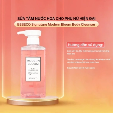 Sữa tắm nước hoa BEBECO Signature Modern Bloom - Lưu hương lâu, phụ nữ hiện đại, 476.100 VND
