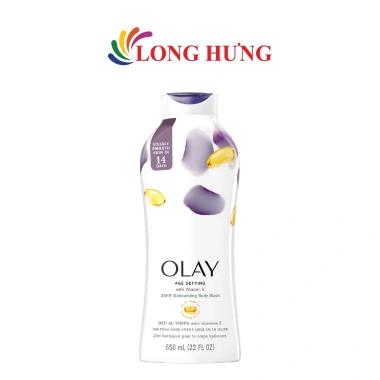 Sữa tắm Olay Age Defying Vitamin E 650ml/975ml - Giá 349.000₫, chống lão hóa, da mềm mịn