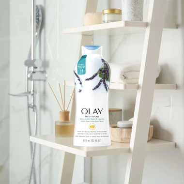 Sữa tắm Olay Fresh Outlast 364ml/650ml - Dưỡng ẩm, thơm lâu, giảm giá 239k