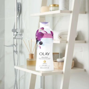 Sữa tắm Olay Fresh Outlast 364ml/650ml - Dưỡng ẩm, thơm lâu, giảm giá 239k