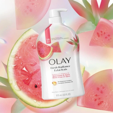 Sữa tắm Olay Fresh Radiance Body Wash 650ml-975ml Giá chỉ 239.000đ, da mềm mịn, hương tươi mát