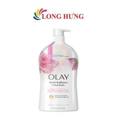 Sữa tắm Olay Fresh Radiance Body Wash 650ml-975ml Giá chỉ 239.000đ, da mềm mịn, hương tươi mát