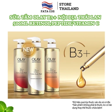 Sữa tắm Olay Thái 500ml - Dưỡng ẩm sâu, da mềm mịn, nội địa Fata Co, giảm giá 190.000đ (giá gốc 237.500đ) 3