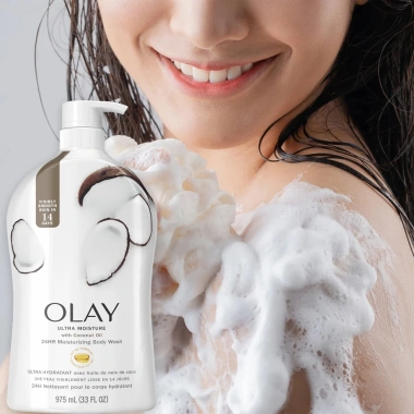 Sữa tắm Olay Ultra Moisture 650ml-975ml - Dưỡng ẩm sâu, Da mềm mịn, Giá chỉ 239.000 VND