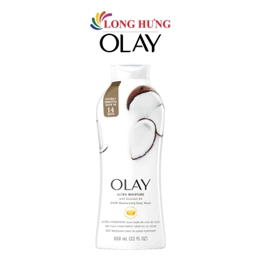 Sữa tắm Olay Ultra Moisture 650ml-975ml - Dưỡng ẩm sâu, Da mềm mịn, Giá chỉ 239.000 VND