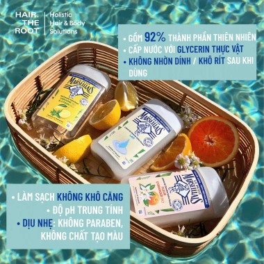 Sữa tắm Pháp Le Petit Marseillais 92% thiên nhiên, dưỡng da, 5 mùi hương 650ml - Giá chỉ 260k
