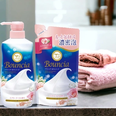 Sữa tắm siêu tạo bọt Cow Bouncia 360ml - Hoa hồng, dưỡng ẩm, giá chỉ 89.000₫ 3