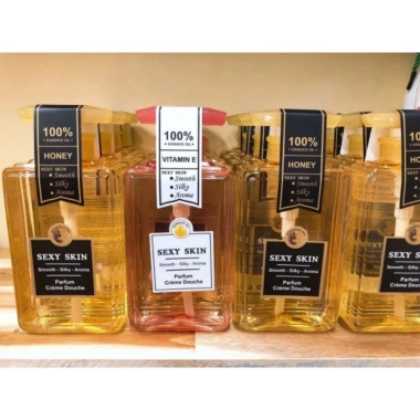 Sữa tắm Skin Sexy 600ml hương nước hoa Pháp – Dưỡng ẩm, Trắng da, Quyến rũ 160k