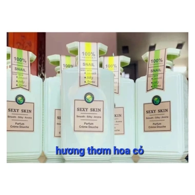 Sữa tắm Skin Sexy 600ml hương nước hoa Pháp – Dưỡng ẩm, Trắng da, Quyến rũ 160k