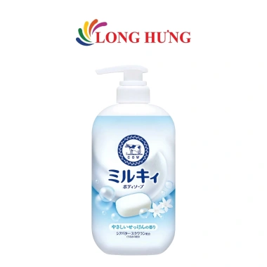 Sữa tắm tạo bọt Cow Milky Body Soap 500ml - Dưỡng ẩm, thơm nhẹ, giảm giá 22%