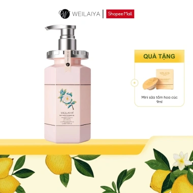 Sữa tắm trắng da Niacinamide Weilaiya 450ml, làm sạch da, thơm lâu, phù hợp mọi loại da, giá chỉ 405.000đ