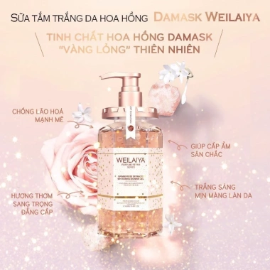 Sữa tắm trắng da, tẩy da chết hương nước hoa Weilaiya - Giá 399.000₫ Wings Shop 4