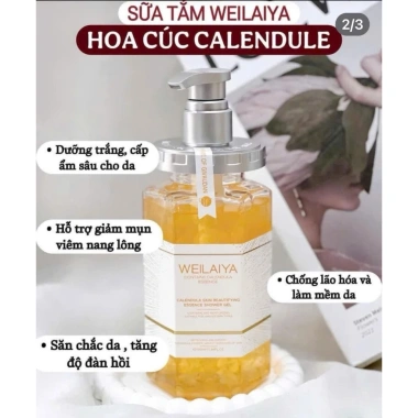 Sữa tắm Weilaiya 450ml - Làm sạch sâu, cấp ẩm, dưỡng sáng da body, giá ưu đãi 399.000₫ 5 Sữa tắm Weilaiya 450ml - Làm sạch sâu, cấp ẩm, dưỡng sáng da body, giá ưu đãi 399.000₫ 5