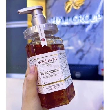 Sữa tắm Weilaiya Cánh Hoa Hồng Damask 450ml - Dưỡng ẩm, sáng da, chỉ 399.000₫ 2