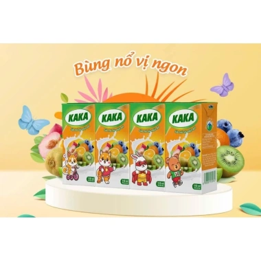Sữa trái cây nhiệt đới KaKa 48 hộp 110ml Giảm giá 190k dinh dưỡng cho bé 10 Sữa trái cây nhiệt đới KaKa 48 hộp 110ml Giảm giá 190k dinh dưỡng cho bé 10