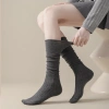 Sữa Trắng Đống Tất Nữ Ins Phong Cách Nhật Bản - Jk Nối Xếp Chồng, Cotton Nguyên Chất, Maillard Boots Bê Tất, Giá 37.422 VND 7