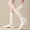 Sữa Trắng Đống Tất Nữ Ins Phong Cách Nhật Bản - Jk Nối Xếp Chồng, Cotton Nguyên Chất, Maillard Boots Bê Tất, Giá 37.422 VND 10