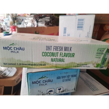 Sữa tươi Mộc Châu Sơn La 48 hộp 110ml - Ngon, dinh dưỡng, giá chỉ 231.882 VND