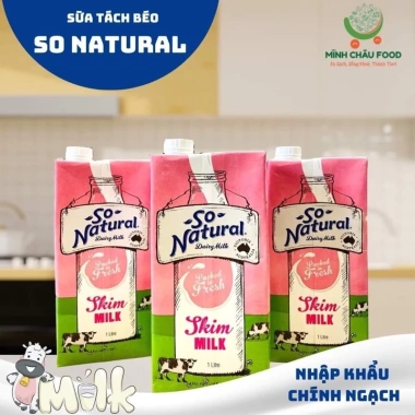 Sữa tươi tách béo So Natural Úc 1L – Dinh dưỡng cao, chỉ 49.000 VND, giảm 10.290 VND 2