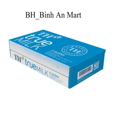 Sữa tươi tiệt trùng TH True MILK 48 hộp 0% đường - Có đường, Bách Hóa Bình An Mart, giảm giá 391.950₫