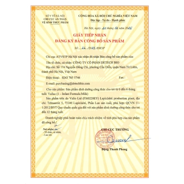 Sữa Vallac Nhập Khẩu Phần Lan 800g Lon DATE XA + MFGM Bổ Dưỡng Trẻ Em - Mẹ Bống Baby&Care