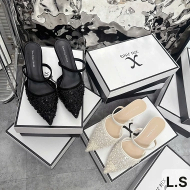 Sục Cao Gót Kim Sa Bling - Đẳng Cấp Quý Cô, Chỉ 550k, Dễ Biến Hóa 2 Phong Cách