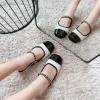 Sục da nữ MA95 mũi bóng dây quai ngang xích, giá ưu đãi 159k, thiết kế nhẹ sang trọng 5