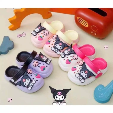 Sục Kuromi bé gái họa tiết dễ thương EVA cao cấp nhẹ mềm mẫu mới 2.024 giá 85k K05