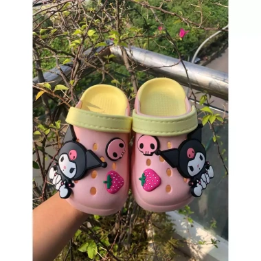 Sục Kuromi bé gái họa tiết dễ thương EVA cao cấp nhẹ mềm mẫu mới 2.024 giá 85k K05