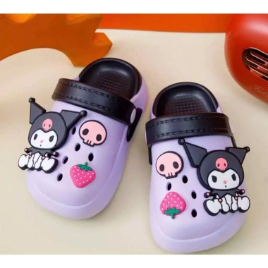 Sục Kuromi bé gái họa tiết dễ thương EVA cao cấp nhẹ mềm mẫu mới 2.024 giá 85k K05