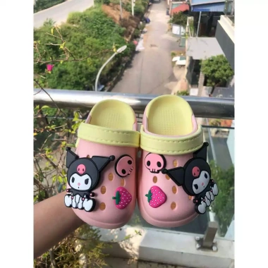 Sục Kuromi bé gái họa tiết dễ thương EVA cao cấp nhẹ mềm mẫu mới 2.024 giá 85k K05