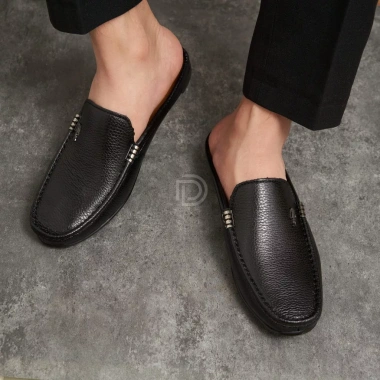Sục Nam Lười Da Bò Cao Cấp, Đế Cao Su Đúc êm ái, Khâu chắc, Thoáng khí - Bảo hành 1 năm, Giá 291.500₫