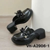 Sục nữ búp bê đính nơ da cao 5cm gót vuông sang chảnh - Tiệm Giày Quý Cô 259k 3