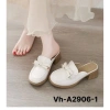 Sục nữ búp bê đính nơ da cao 5cm gót vuông sang chảnh - Tiệm Giày Quý Cô 259k 8