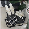 Sục xinh nữ mũi vá dây ngang bản to đính bông hoa chất vải dạ MA110 - giảm giá 145k 6