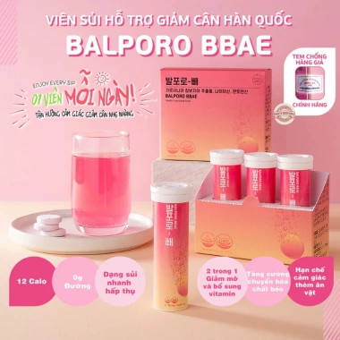 Sủi giảm cân Balporo Bbae chính hãng - Giảm mỡ, cải thiện da, giá chỉ 210.000đ 2
