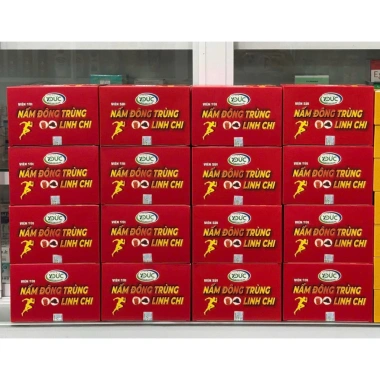Sủi Nấm Đông Trùng Lâm Chi 60v/hộp - Bổ sức đề kháng, giảm giá chỉ 109,555 VND