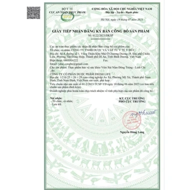 Sủi Nấm Đông Trùng Lâm Chi 60v/hộp - Bổ sức đề kháng, giảm giá chỉ 109,555 VND