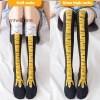 Sujian444 1 Cặp 3D Ngộ Nghĩnh Chân Gà Đầu Gối Tất Cao Cá Tính Quà Tặng NICE 2