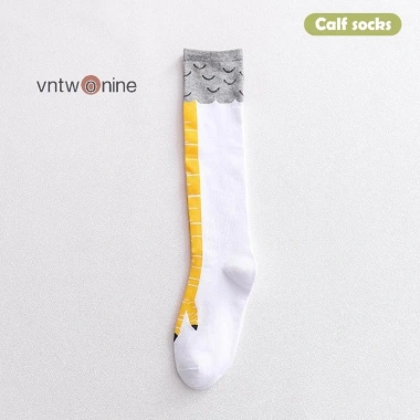 Sujian444 1 Cặp 3D Ngộ Nghĩnh Chân Gà Đầu Gối Tất Cao Cá Tính Quà Tặng NICE 9 Sujian444 1 Cặp 3D Ngộ Nghĩnh Chân Gà Đầu Gối Tất Cao Cá Tính Quà Tặng NICE 9