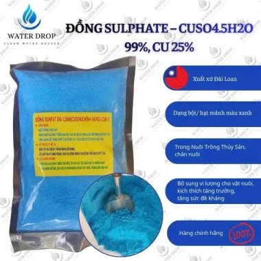 Sunfat Đài Loan 1-5kg Bao chiết lẻ, diệt khuẩn ao nuôi, xử lý nước, giảm giá 195k