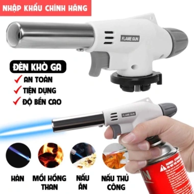 Súng Khò Gas Điện Tử Cầm Tay Mini Trắng - Tiết kiệm năng lượng, giá ưu đãi 25.900 VND