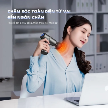 Súng Massage Cầm Tay 99 Tốc Độ 8 Đầu 12kg 19.800 Vòng Phá Cơ Lưng Cổ Chân - Giá Ưu Đãi 293.620 2